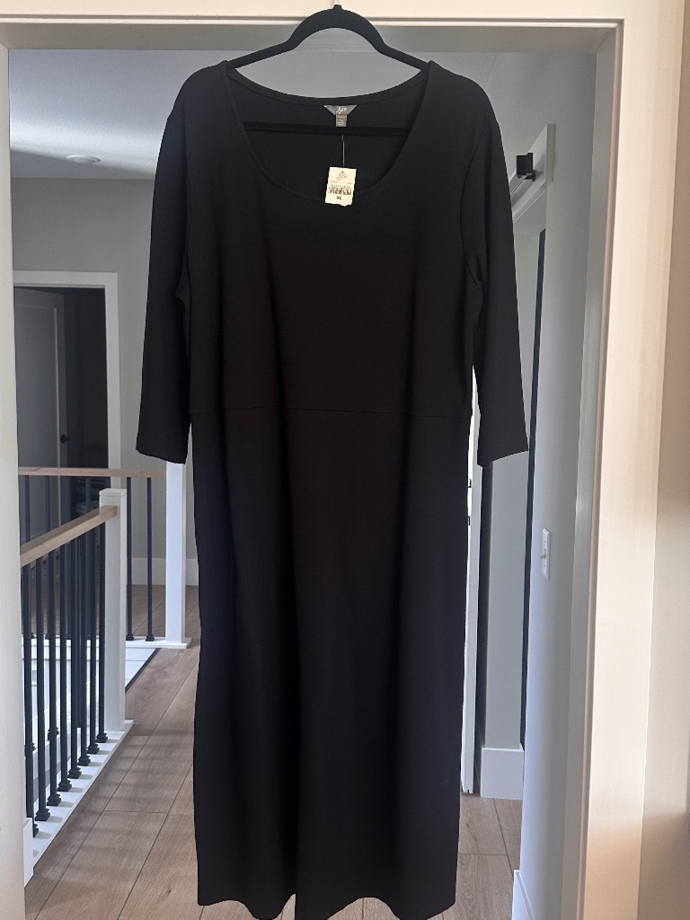 J Jill Easy Fit 3/4 Length Sleeve Dress
